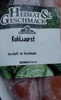 Mängden socker i Kohlwurst
