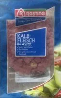 Mängden socker i Kalbfleisch in Aspik
