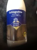 Mängden socker i Schlagsahne