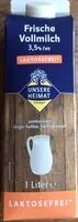 Mängden socker i Frische Vollmilch 3,5% Laktosefrei