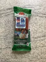 Mängden socker i Landjäger