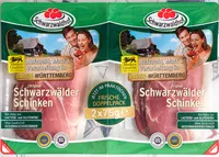 Mängden socker i Schwarzwälder Schinken