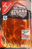 Mängden socker i Nackensteaks