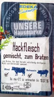 Mängden socker i Hackfleisch gemischt