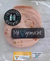 Mängden socker i Delikatess Paprika Lyoner Edeka