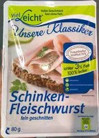 Mängden socker i Schinken-Fleischwurst