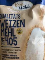 Mängden socker i Weizenmehl 405