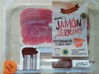 Mängden socker i Jamon Serrano Schinken