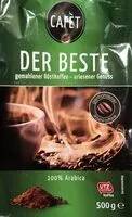 Mängden socker i Der Beste