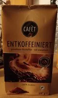 Mängden socker i Entcoffeinierter Kaffee