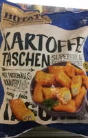 Mängden socker i Kartoffeln Taschen mit Frischwasser und Kräutern