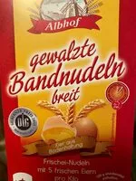 Mängden socker i Nudeln, Bandnudeln