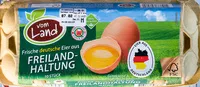 Mängden socker i Frische deutsche Eier aus Freilandhaltung