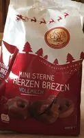 Mängden socker i Mini Sterne Herzen Brezeln Vollmilch