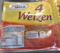 Mängden socker i 4 Weizentoastbrötchen