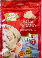 Mängden socker i Grana Padano