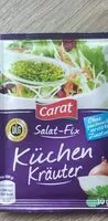 Mängden socker i Fix für Salatsauce Küchenkräuter