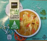 Mängden socker i Thai Suppe mit Hühnerfleisch