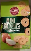 Mängden socker i Mini Brotchips Zwiebel