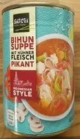 Mängden socker i Bihun Suppe mit Hühnerfleisch pikant
