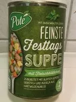 Mängden socker i Feinste Festtagssuppe
