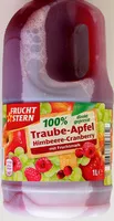 Mängden socker i Traube-Apfel-Himbeere-Cranberry