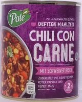 Mängden socker i Chili Con Carne, Mit Schweinefleisch