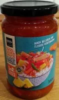 Mängden socker i Süsssauer Sauce mit Gemüse, Ananas und Bambusscheiben