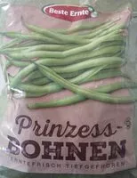 Mängden socker i Prinzess-Bohnen, tiefgefroren
