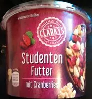 Mängden socker i Studentenfutter mit Cranberries