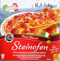 Mängden socker i Pizzaburger Diavolo Steinofen