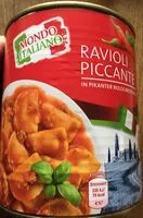 Mängden socker i Ravioli Piccante