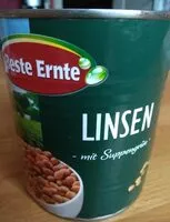 Mängden socker i Linsen - mit Suppengrün