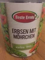 Mängden socker i Erbsen mit mohrchen