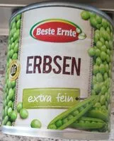 Mängden socker i Erbsen extra fein