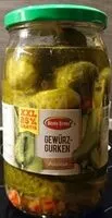 Mängden socker i Gewürzgurken