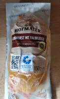 Mängden socker i Leberwurst mit Kalbfleisch