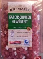 Mängden socker i Katenschinken gewürfelt