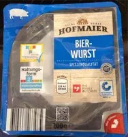 Mängden socker i Bierwurst