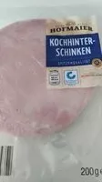 Mängden socker i Kochhinterschinken