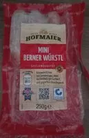 Mängden socker i Mini Berner Würstel