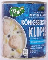 Mängden socker i Königsberger Klopse mit Kartoffeln und Kapernsauce