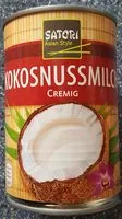 Mängden socker i Kokosnussmilch cremig