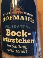 Mängden socker i Bockwürstchen