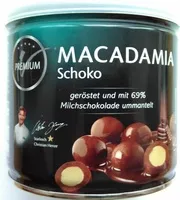 Mängden socker i Macadamia Schoko