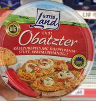 Mängden socker i Chili Obatzter