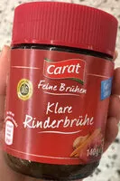 Mängden socker i Klare Rinderbrühe