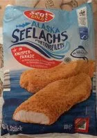 Mängden socker i Alaska Seelachs Portionsfilets