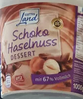 Mängden socker i Schoko Haselnuss Dessert