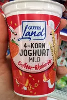 Mängden socker i 4-Korn Joghurt mild Erdbeer-Rhabarber